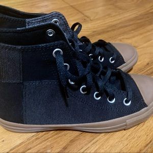 Rare Black “Patchwork” Converse Brand New Size 8